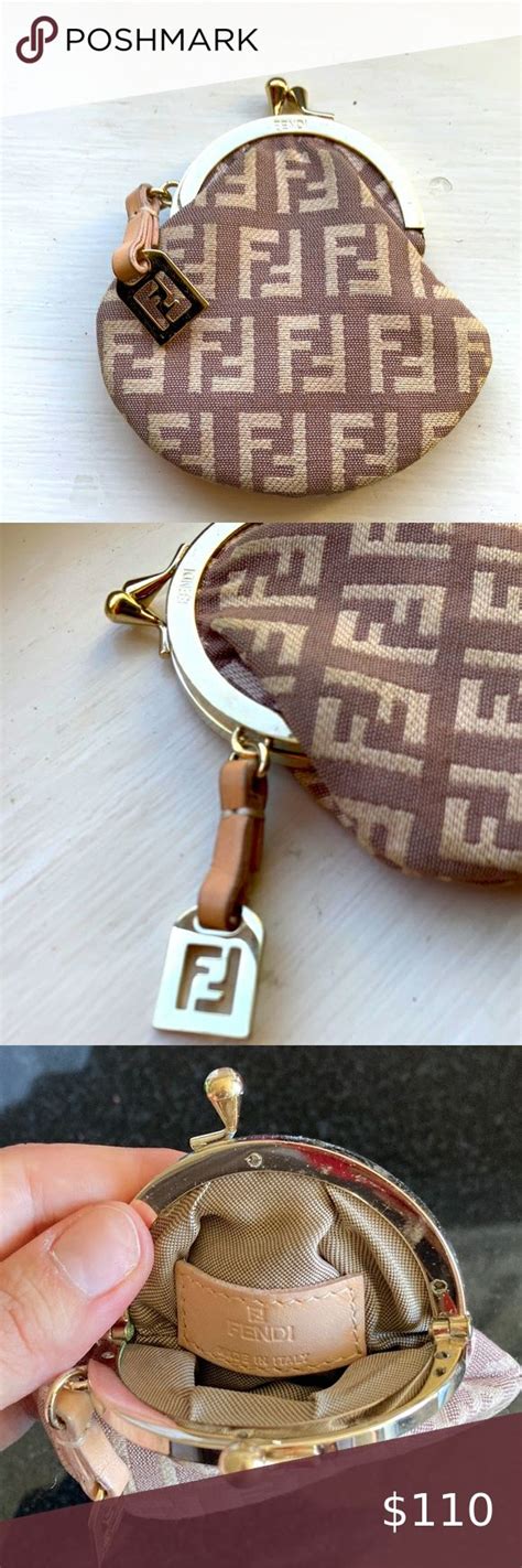 fendi coin purse sale|Fendi coin pouch.